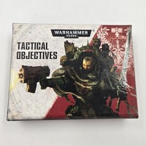 Warhammer 40,000 Tactical Objectives Cards Set 40k Games Workshop Opened